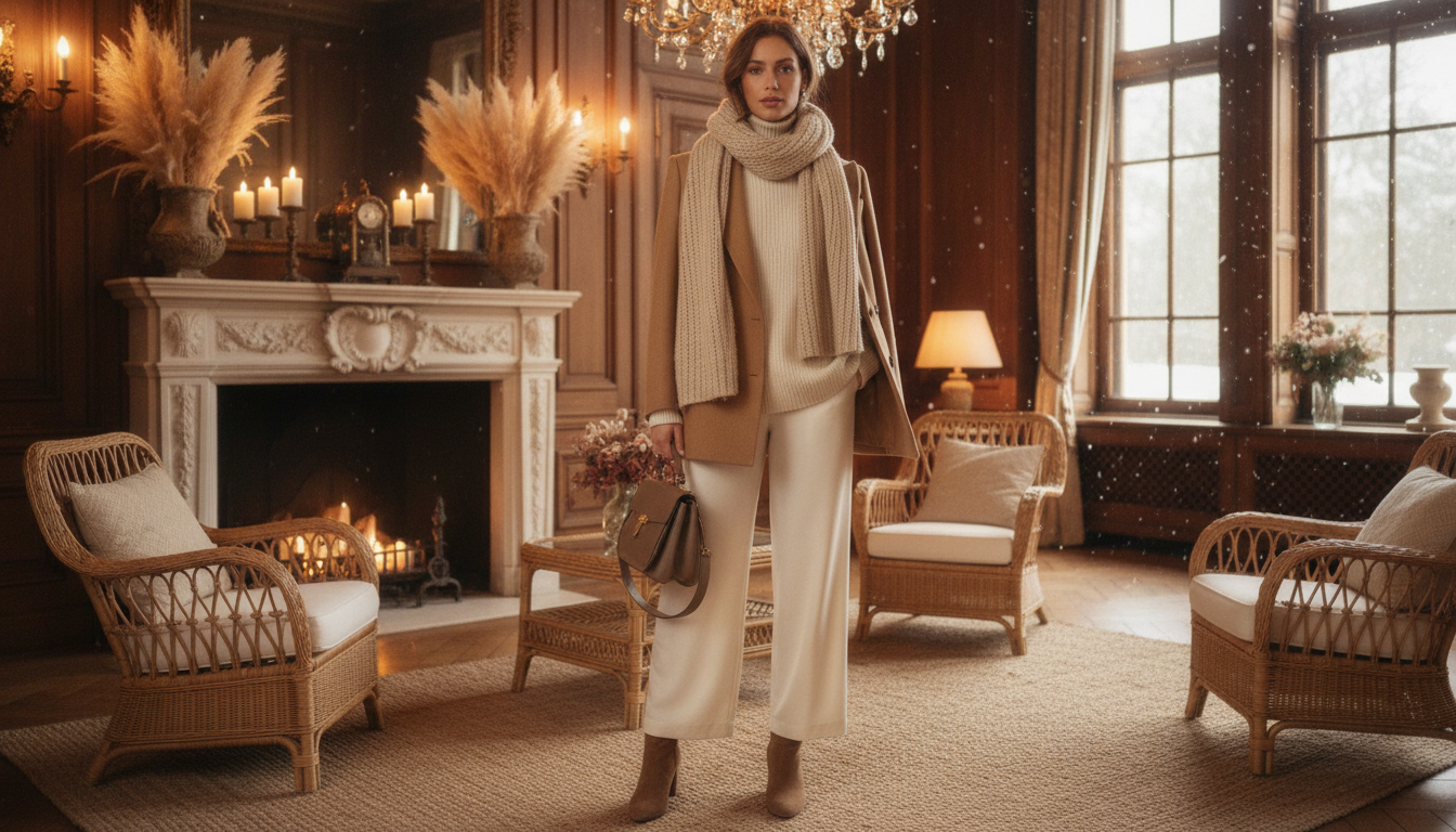 old money outfits for winter woman