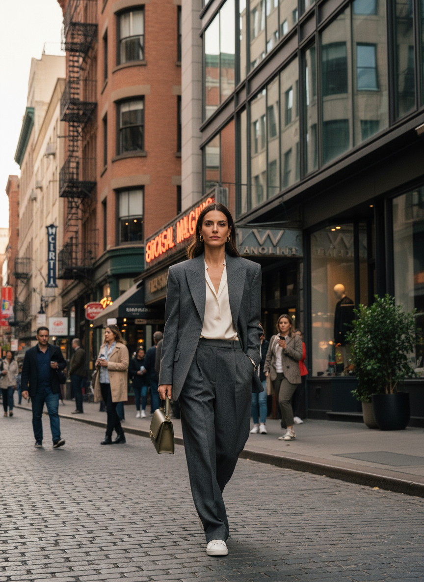 Oversized Blazer Work Outfit