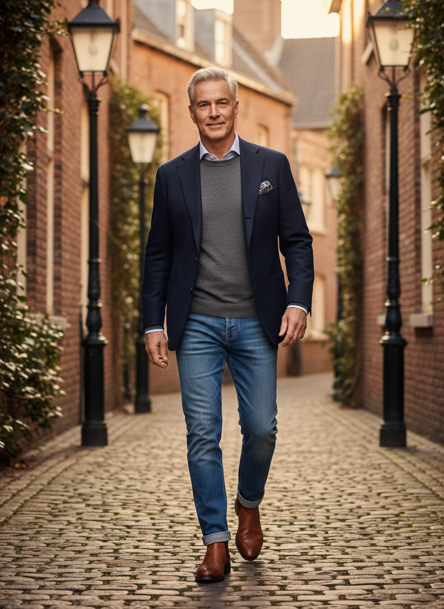 Chelsea Boots with Straight Leg Jeans