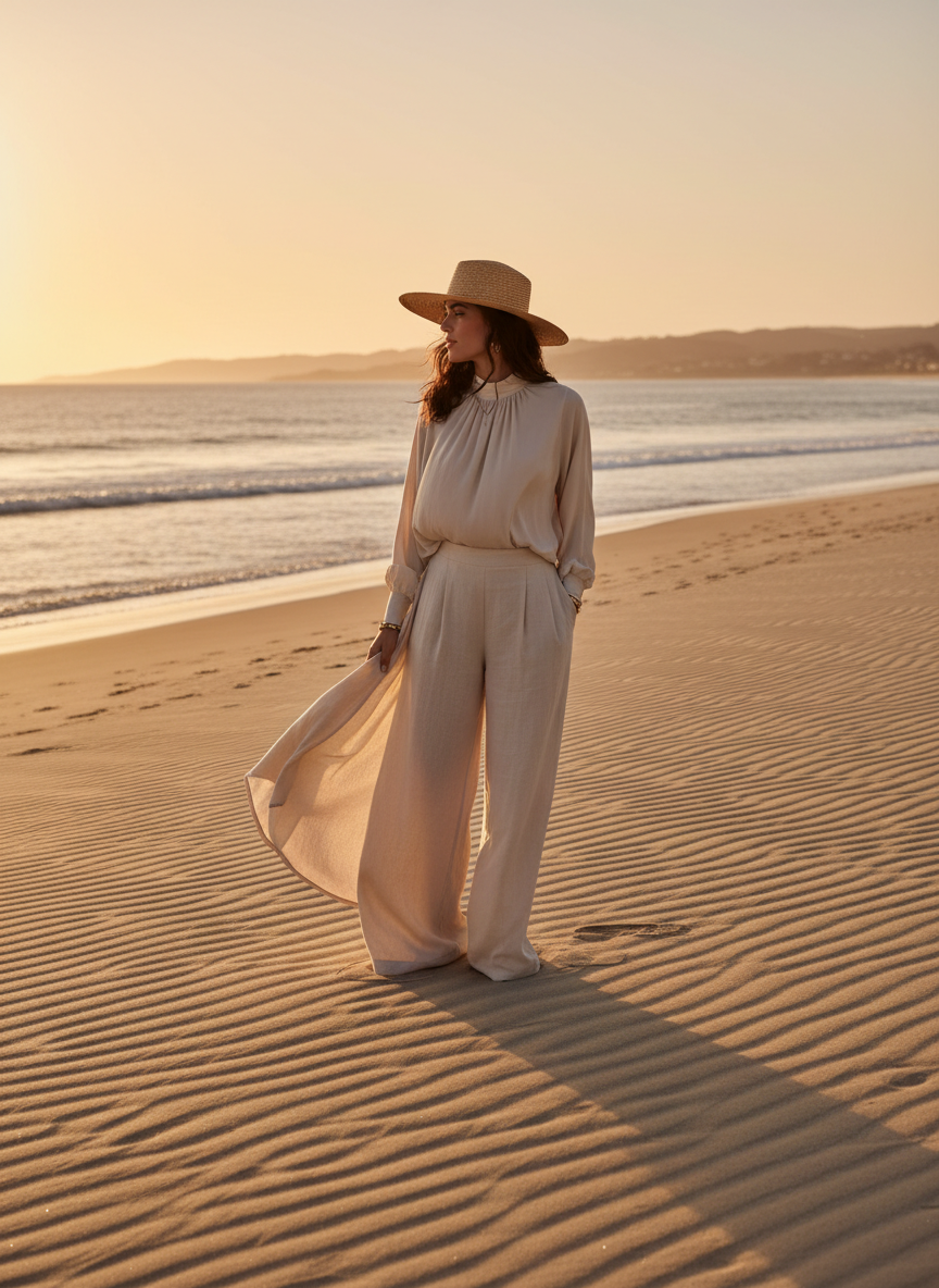 Wide Leg Trousers Modest Outfit