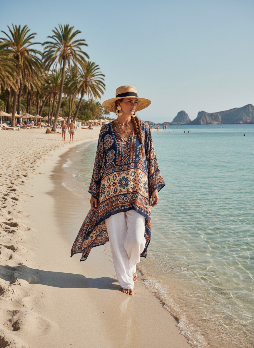 Patterned Tunic Modest Top