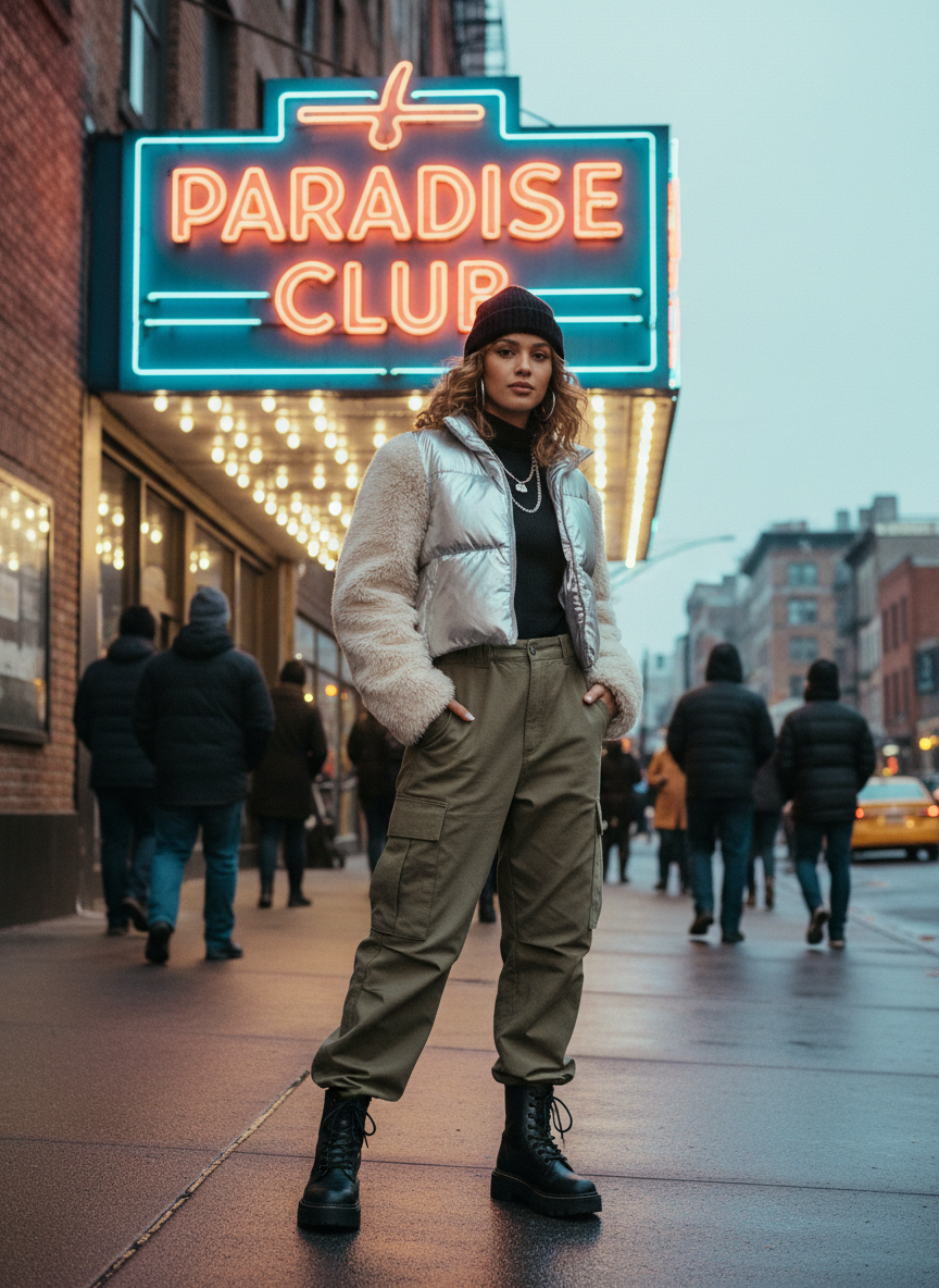 Cargo Pants Winter Concert Outfit