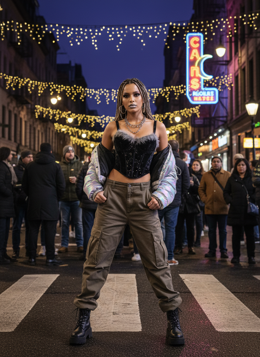 Corset Top Winter Concert Outfit