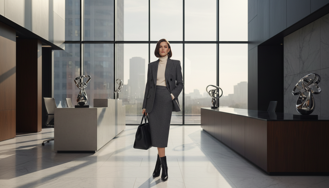 Winter Work Outfit Ideas for Women