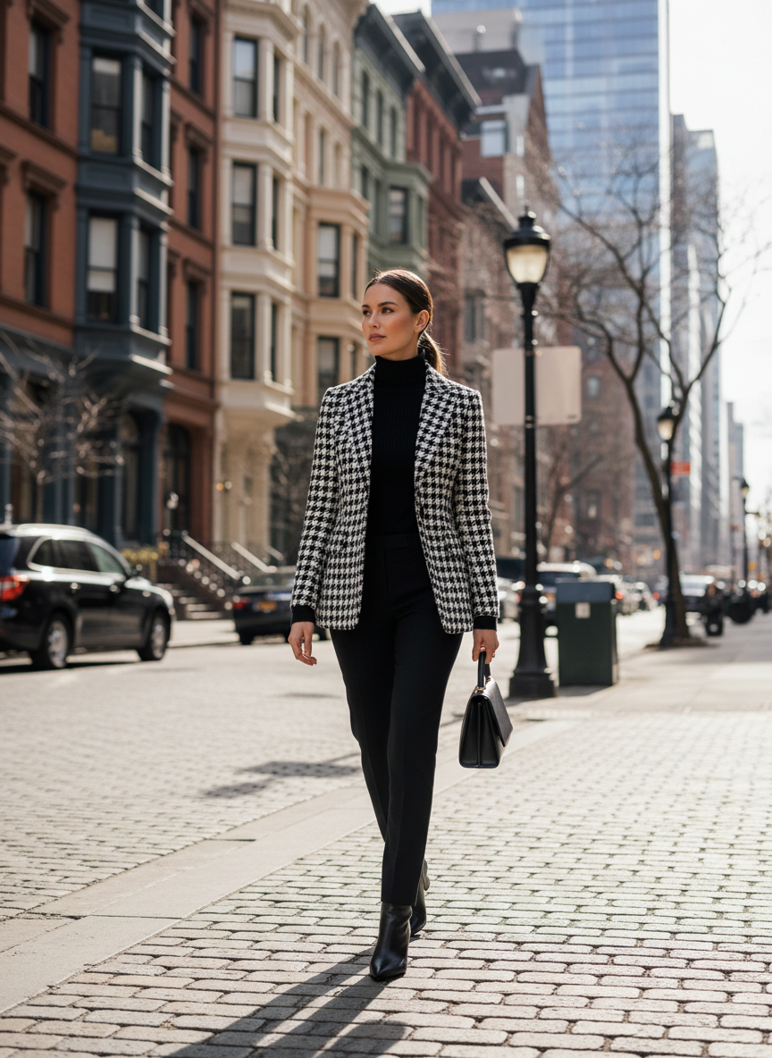 Houndstooth Jacket