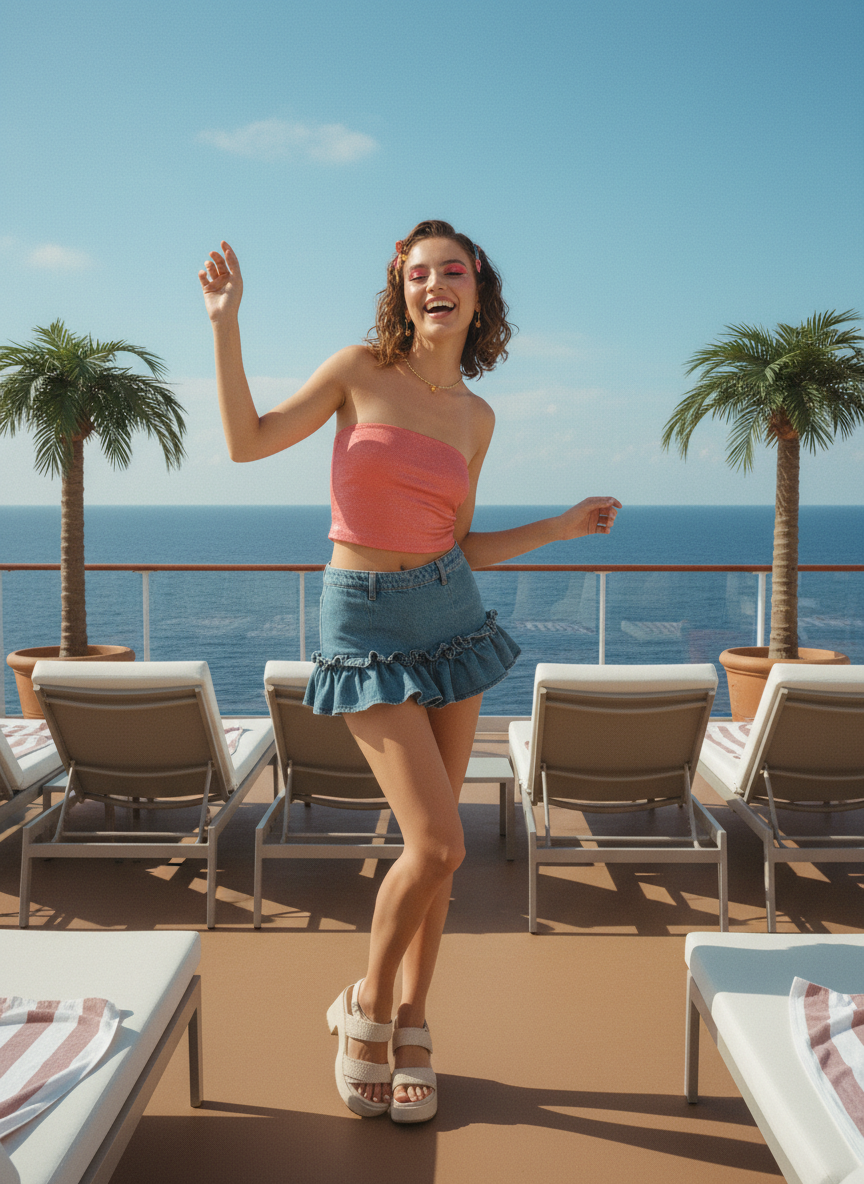 Tube Top and Mini Skirt