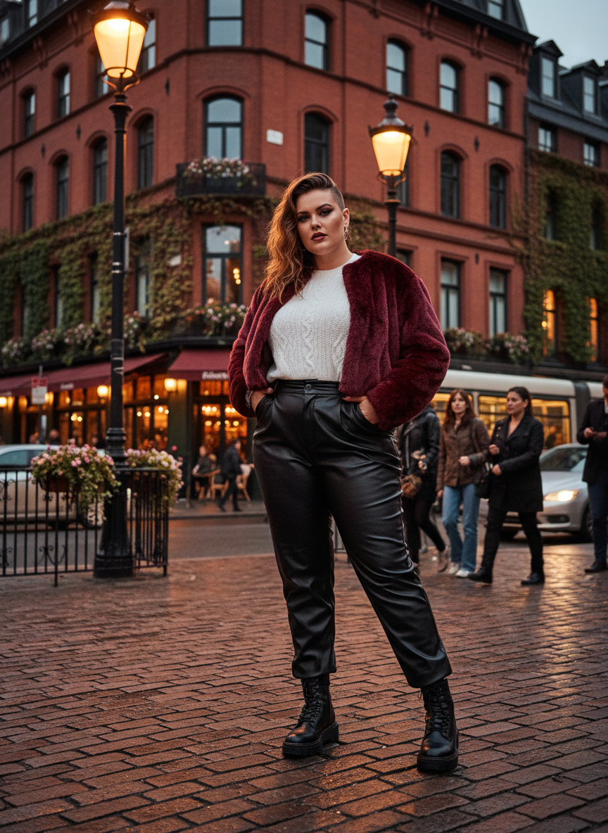 Faux Leather Pants