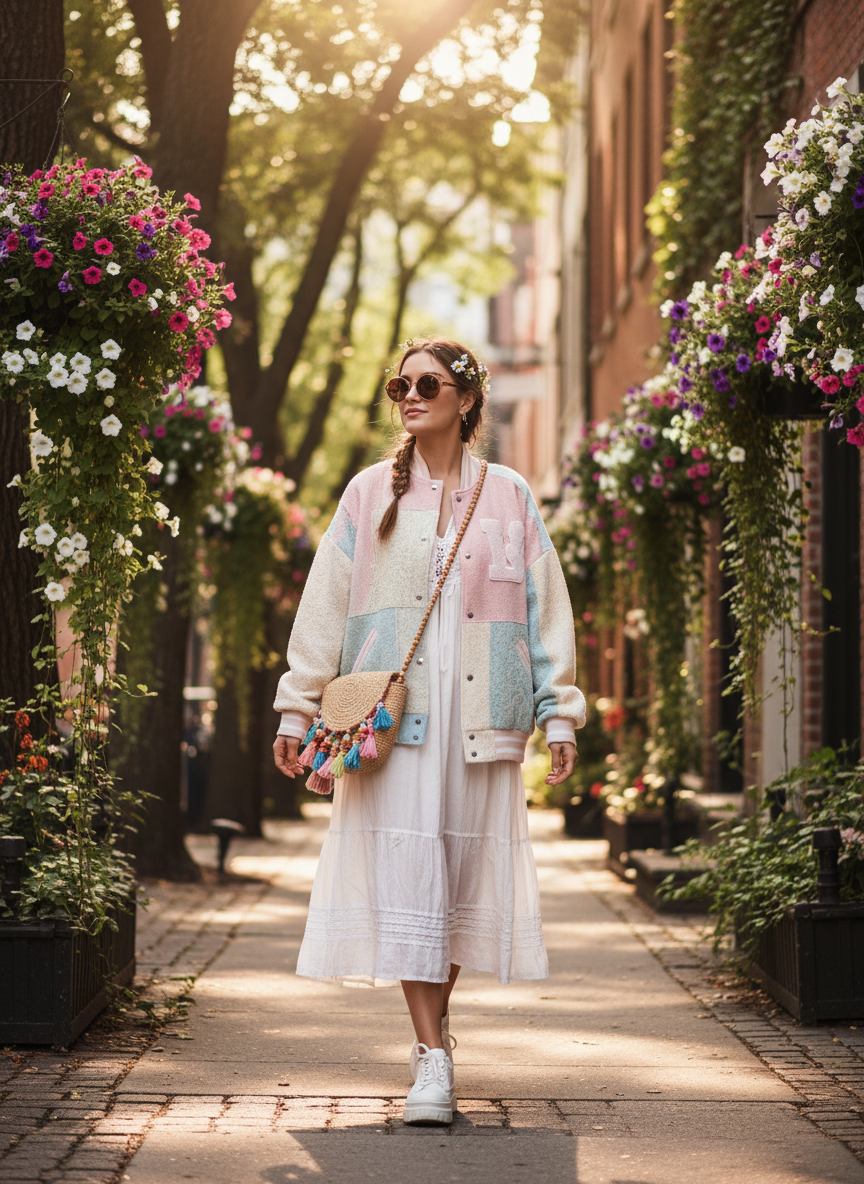 Pastel Pink Patchwork