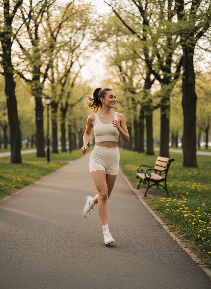 High Waisted Running Shorts