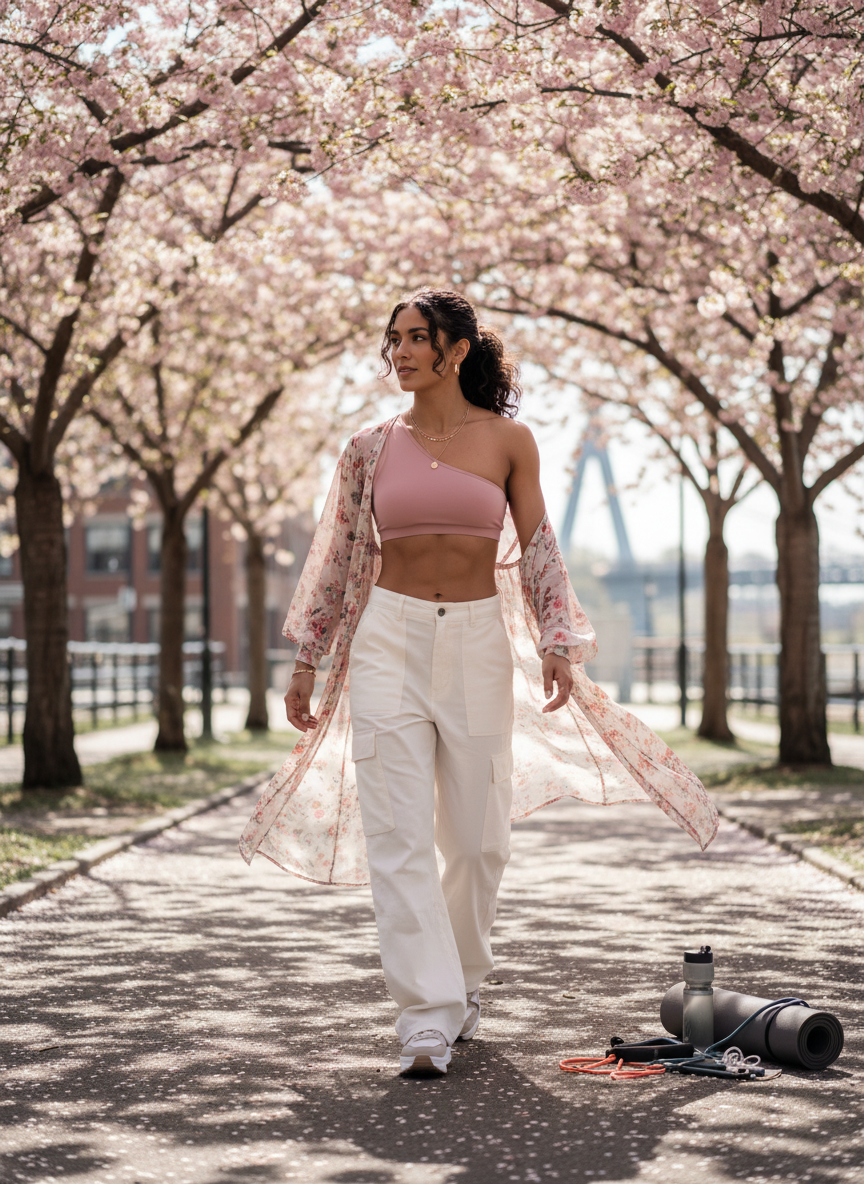 Asymmetrical Sports Bra